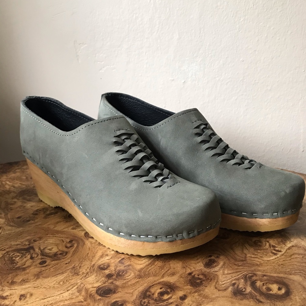 No.6 Braided Clogs Nubuck